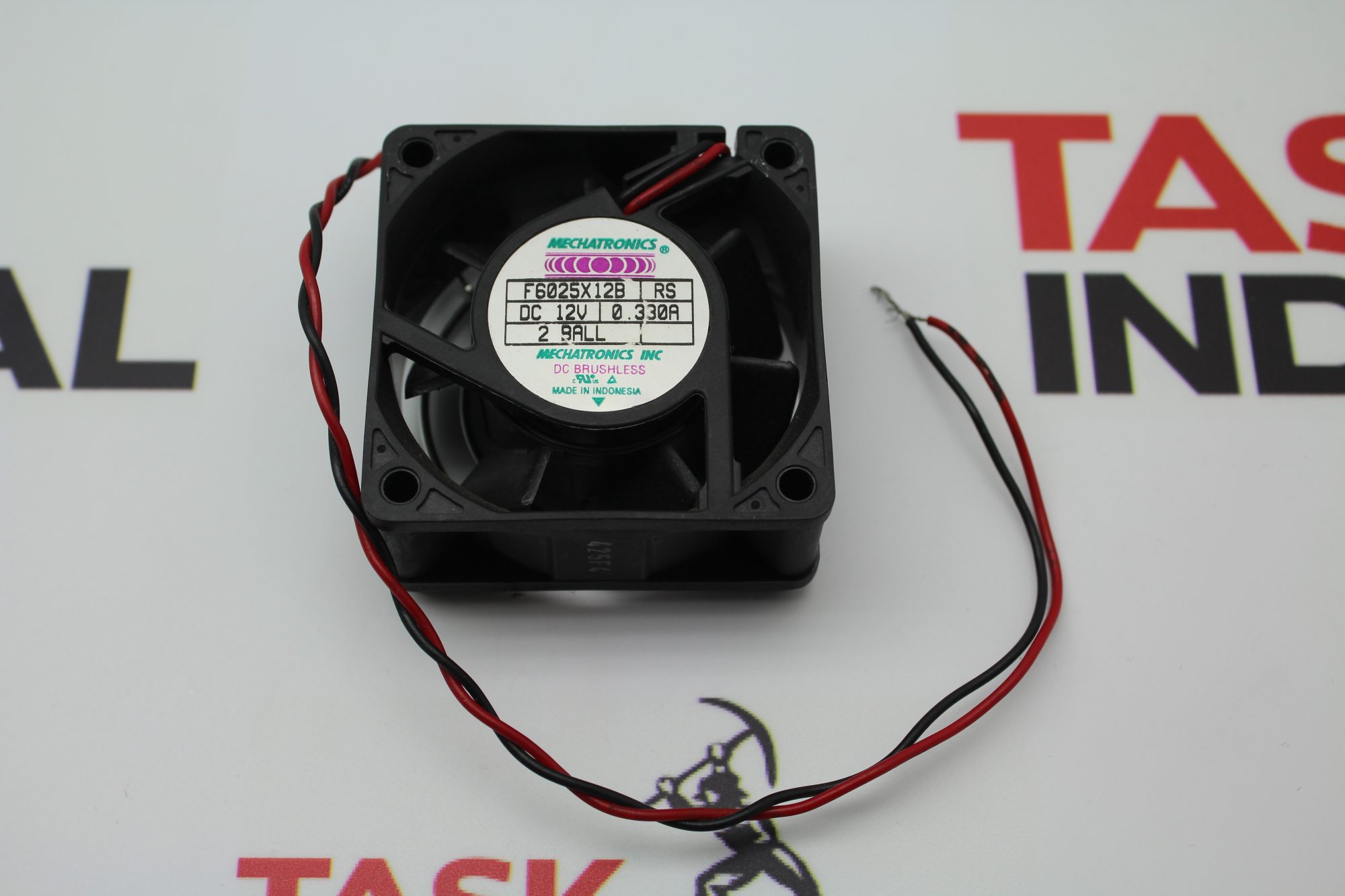 F6025X12B-RSR MECHATRONICS FAN AXIAL 60X25MM 12VDC - Task Surplus