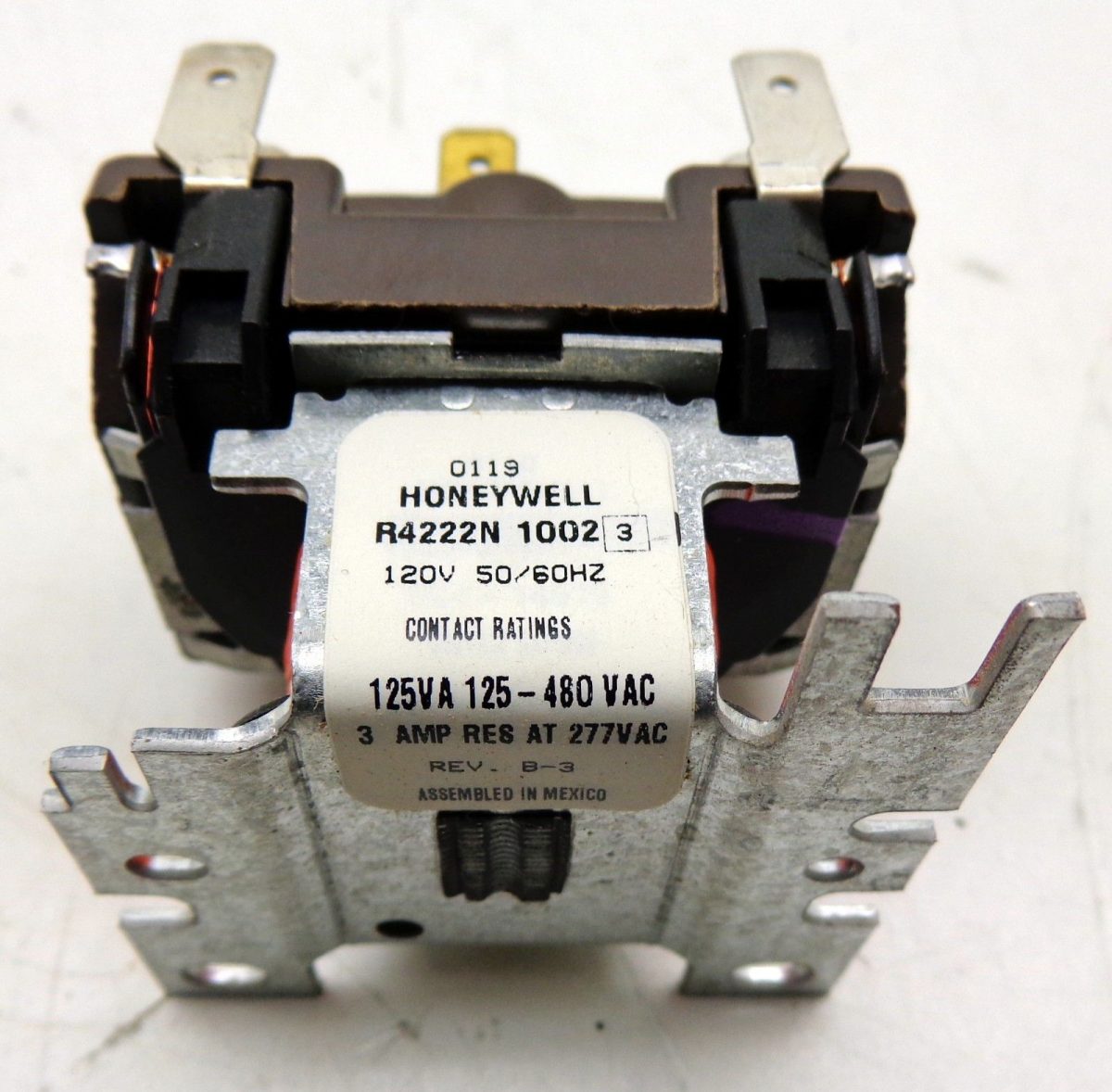 Honeywell R4222 N 1002 General Purpose DPDT 120V Pilot Duty SW Relay