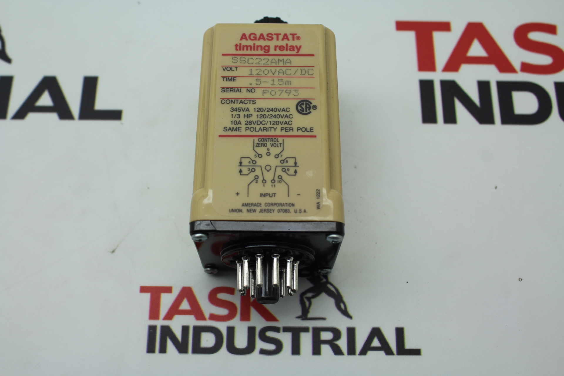 Agastat P0793 Time Delay Relay SSC22AMA